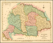 Hungary, Romania and Balkans Map By Robert Wilkinson