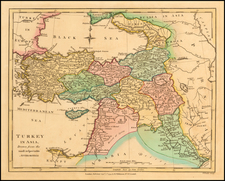 Middle East, Turkey & Asia Minor and Balearic Islands Map By Robert Wilkinson