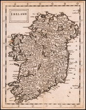 Ireland Map By Sir Jonas Moore