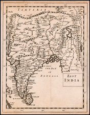 India Map By Sir Jonas Moore