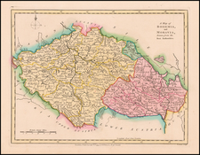 Czech Republic & Slovakia Map By Robert Wilkinson