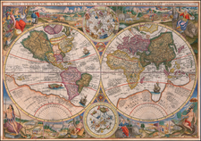World Map By Petrus Plancius