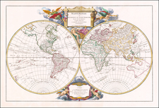 World Map By Gilles Robert de Vaugondy