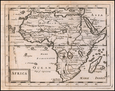 Africa Map By Sir Jonas Moore