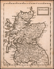 Scotland Map By Sir Jonas Moore