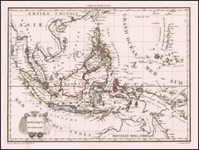 Southeast Asia, Philippines and Indonesia Map By Conrad Malte-Brun