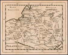 Poland Map By Sir Jonas Moore