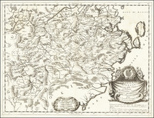 China Map By Vincenzo Maria Coronelli