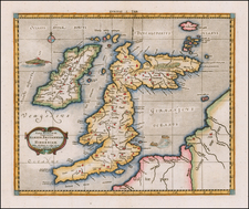 British Isles Map By  Gerard Mercator