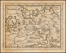 Russia Map By Sir Jonas Moore