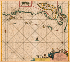 Caribbean and South America Map By Johannes Van Keulen