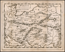 Persia & Iraq Map By Sir Jonas Moore