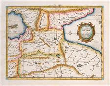 Russia, Middle East and Turkey & Asia Minor Map By  Gerard Mercator