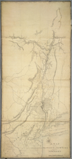 New England, New York State and New Jersey Map By Charles Rivez