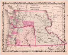 Rocky Mountains Map By Benjamin P Ward  &  Alvin Jewett Johnson