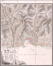 Northern Italy Map By Guiseppe Caniani