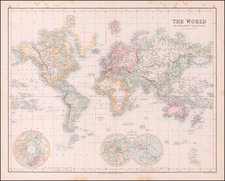 World Map By Archibald Fullarton & Co.