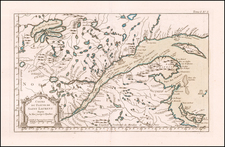 Canada Map By Jacques Nicolas Bellin