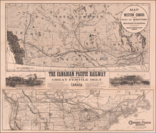 United States, Canada and Western Canada Map By Matthews-Northrup & Co.