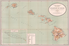 Hawaii and Hawaii Map By U.S. General Land Office