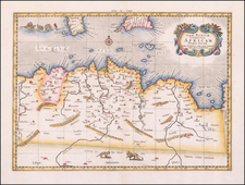 North Africa Map By  Gerard Mercator