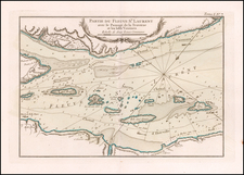 Canada Map By Jacques Nicolas Bellin