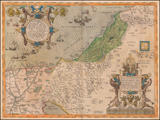 Holy Land Map By Abraham Ortelius