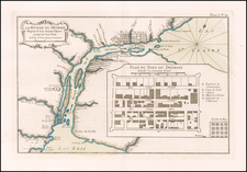 Michigan Map By Jacques Nicolas Bellin