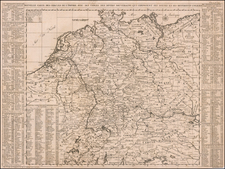 Netherlands, Austria and Germany Map By Henri Chatelain