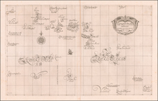 Atlantic Ocean, Portugal and Azores Map By Robert Dudley