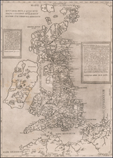 British Isles Map By Ferrando Bertelli