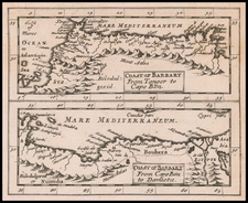 North Africa Map By Sir Jonas Moore