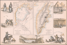 Russia in Asia Map By Archibald Fullarton & Co.