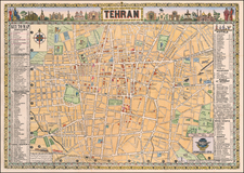 Persia & Iraq Map By Sahab Geographic & Drafting Institute