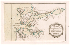 Canada Map By Jacques Nicolas Bellin