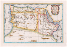 Egypt and North Africa Map By  Gerard Mercator