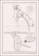 Mexico, Baja California, California and San Diego Map By Jean Francois Galaup de La Perouse