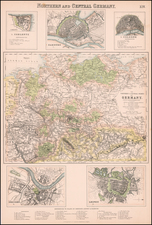 Germany Map By Archibald Fullarton & Co.
