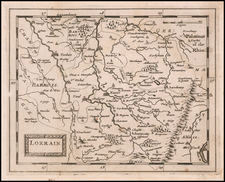 France and Nord et Nord-Est Map By Sir Jonas Moore