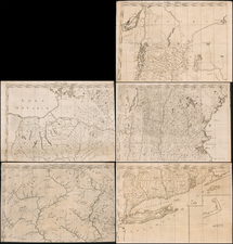 United States, New England and Atlases Map By Christopher Colles  &  Elizabeth ("Eliza") Colles