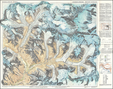 China, India and Central Asia & Caucasus Map By Erwin Hermann Manfred Schneider