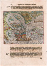 Brazil Map By Theodor De Bry