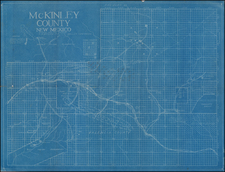 New Mexico Map By H. W. Brose