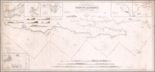 Chart of the Coast of California from San Blas to San Francisco Drawn chiefly from the Spanish Surveys, the Charts of Vancouver &c. the whole much improved by recent observations made by English and French Naval Officers . . . 1854  [Additions to 1862] By James Imray