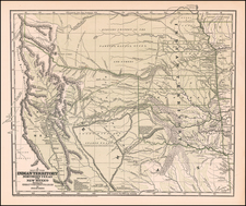 Texas, Plains, Southwest and Rocky Mountains Map By Josiah Gregg