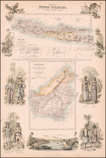 Indonesia and Malaysia Map By Archibald Fullarton & Co.