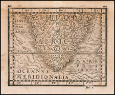 Portugal, European Islands, South Africa and African Islands, including Madagascar Map By Johann Honter