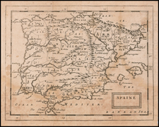 Spain Map By Sir Jonas Moore