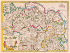 China, Central Asia & Caucasus and Russia in Asia Map By Guillaume De L'Isle / Jean-Claude Dezauche