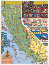 California Map By Jo Mora